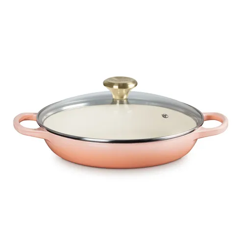 Le Creuset Signature Braiser with Glass Lid, 2.25 qt.