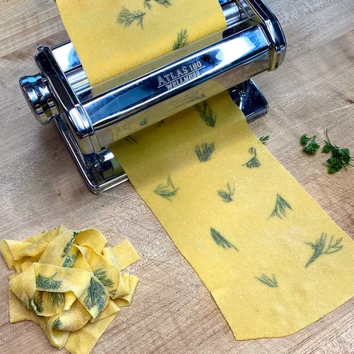 Herb-Laminated Pasta