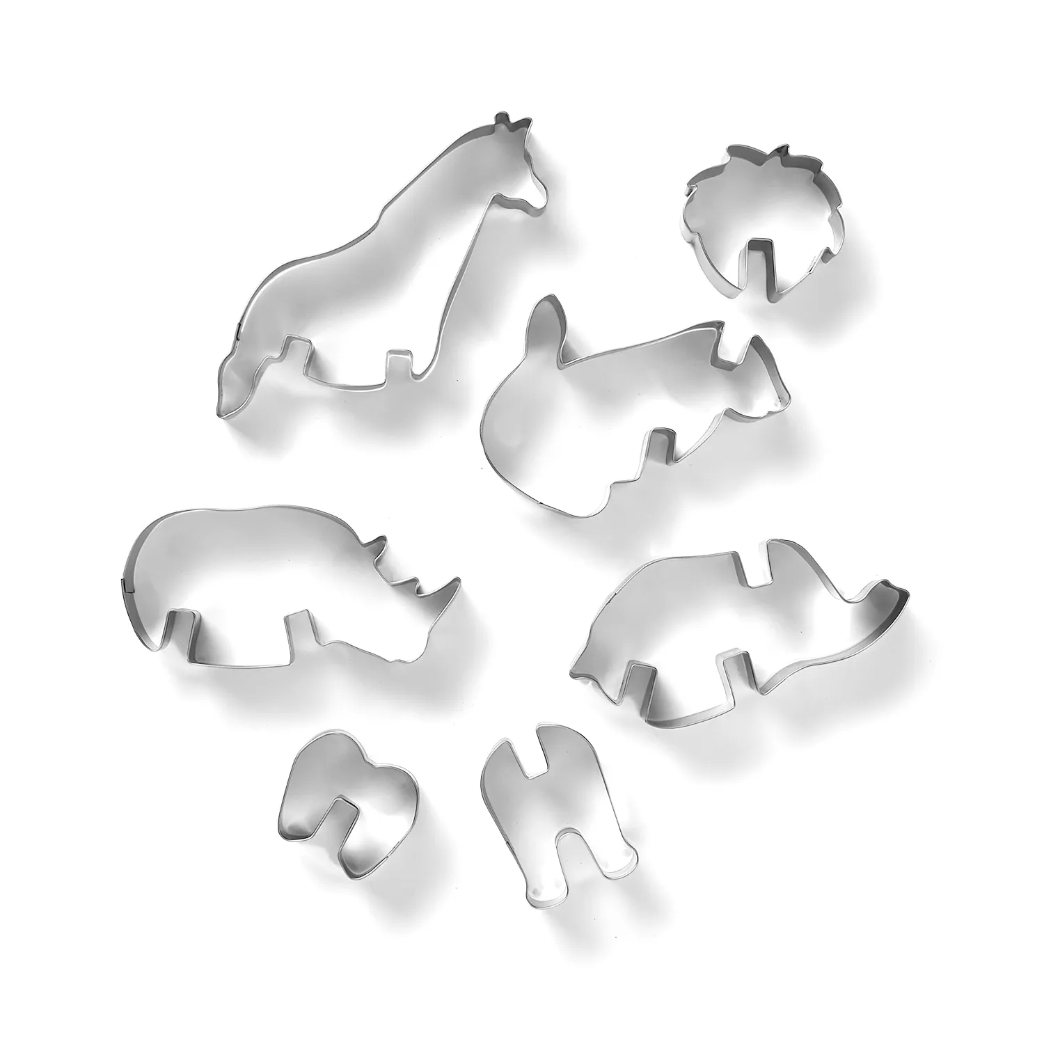 Sur La Table 3D Safari Cookie Cutter 7-Piece Set