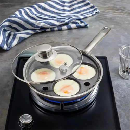 Sur La Table Egg Poaching Pan, 4 Cup