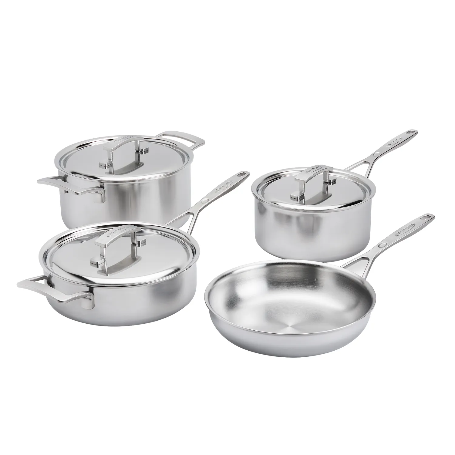 Demeyere Industry5 Stainless Steel 7-Piece Cookware Set
