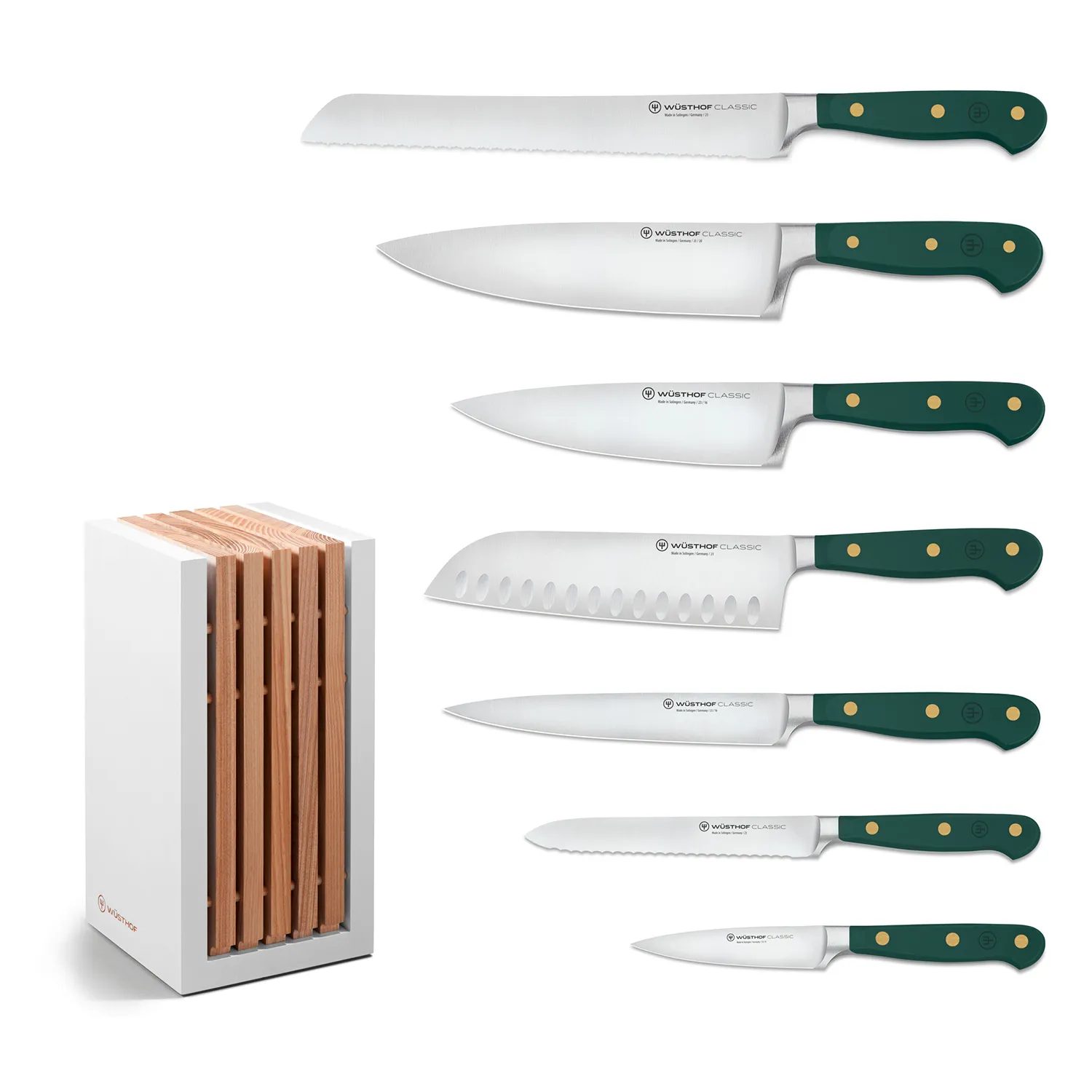Wüsthof Classic Color 8-Piece Block Set