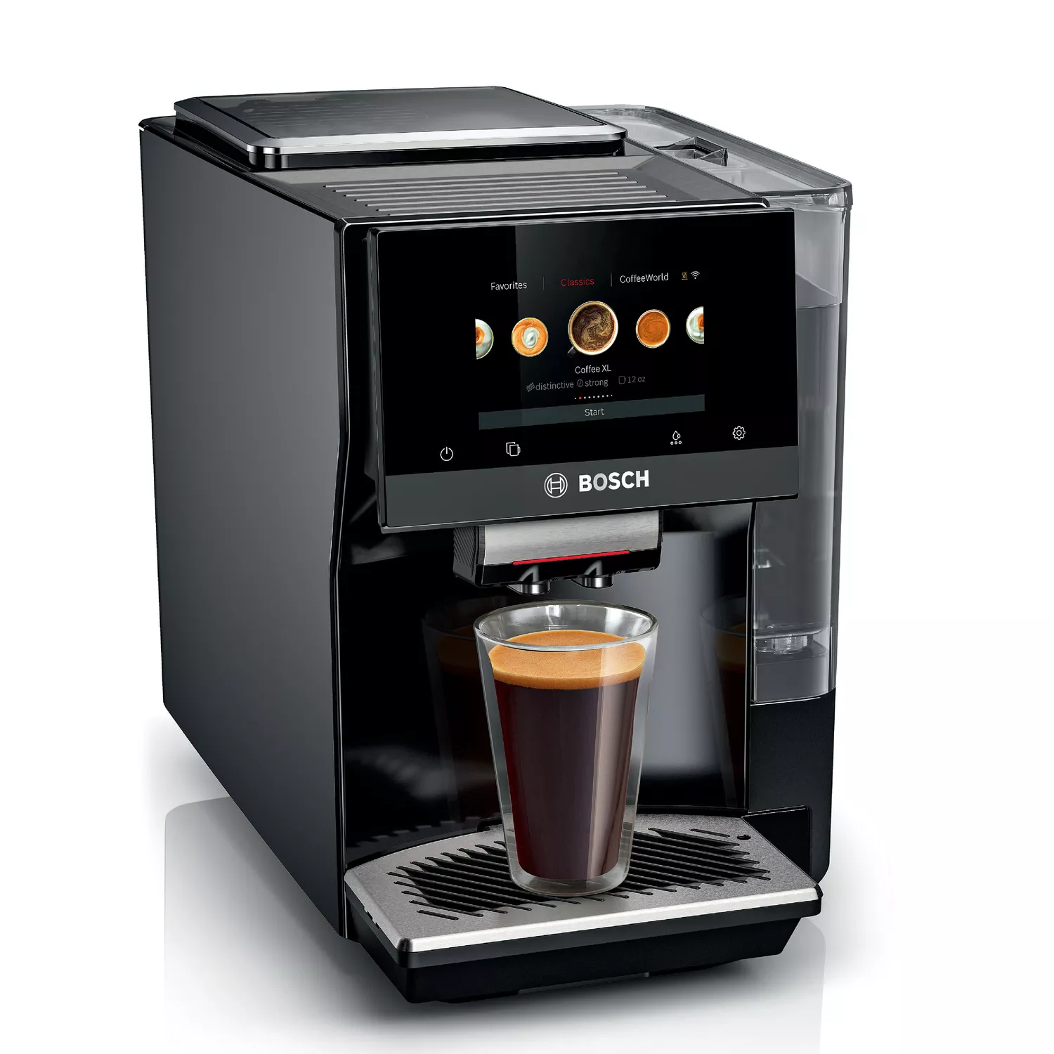 Bosch 800 Series Fully Automatic Espresso Machine with Milk Express Plus, Black