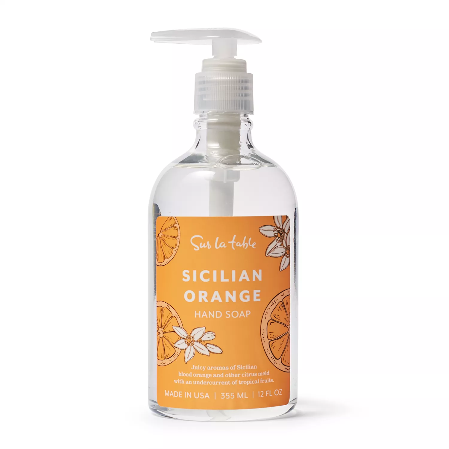 Sur La Table Sicilian Orange Hand Soap, 12 oz.