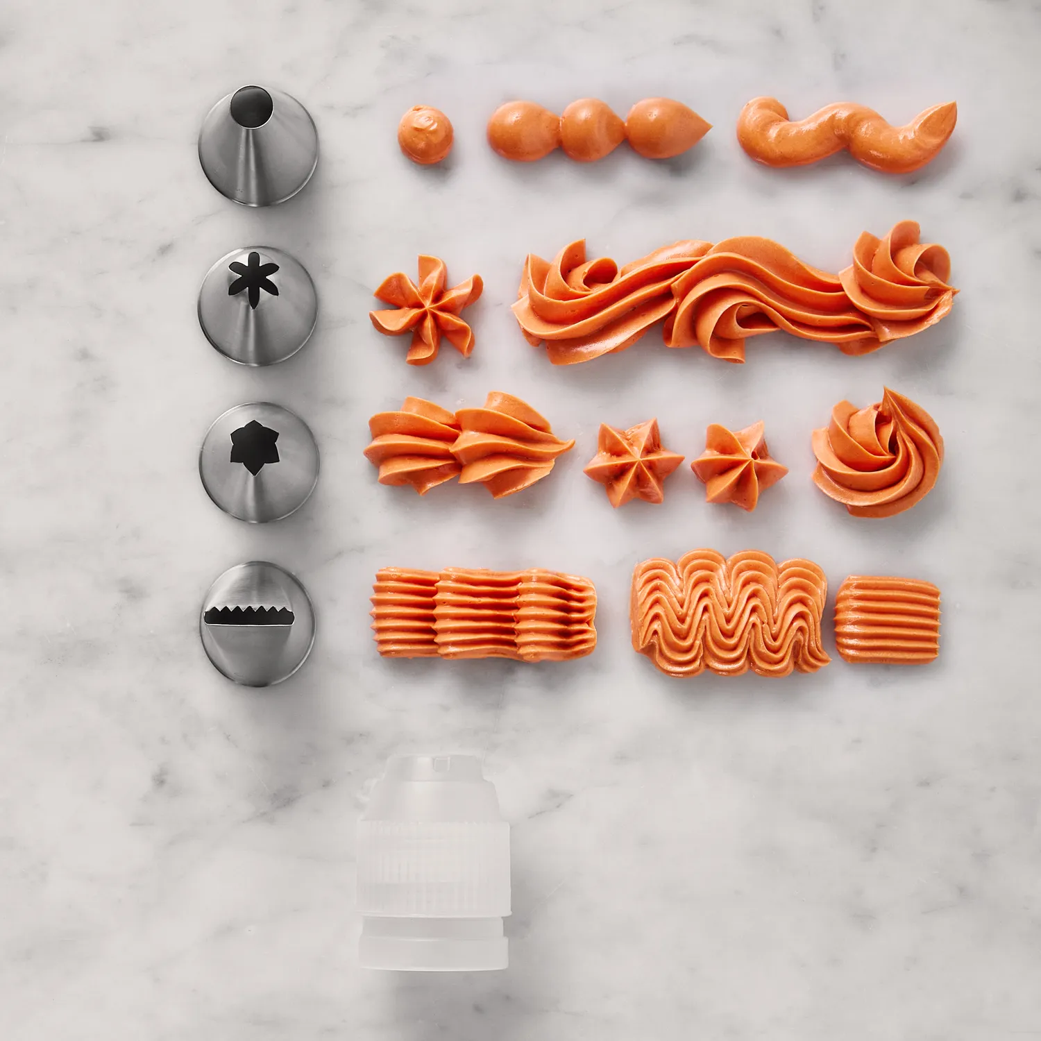 Sur La Table Border Decorating Tips, Set of 5