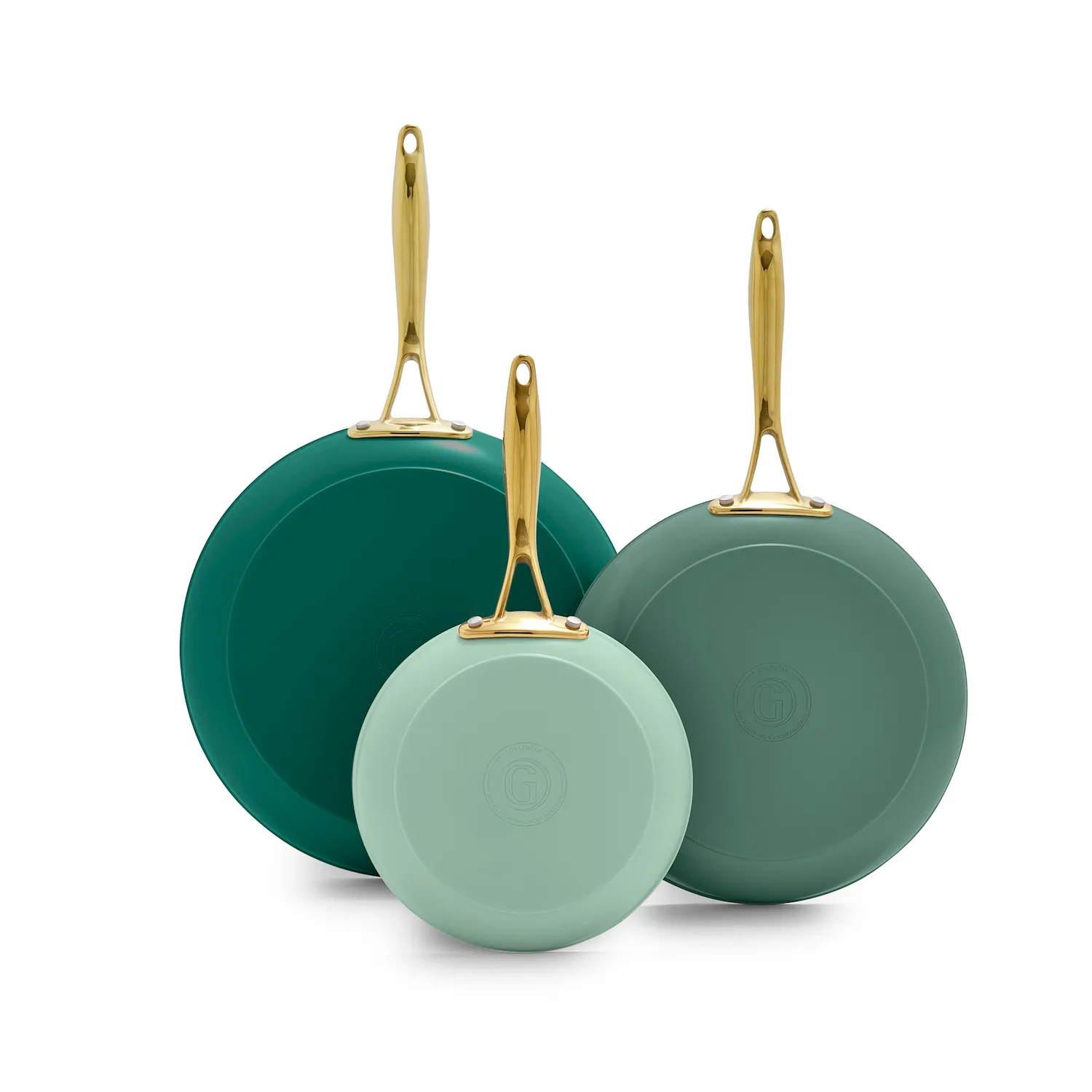GreenPan Hamptons Skillets, Set of 3