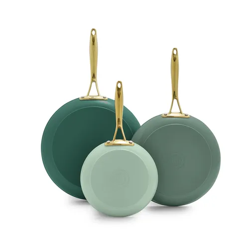 GreenPan Hamptons Skillets, Set of 3