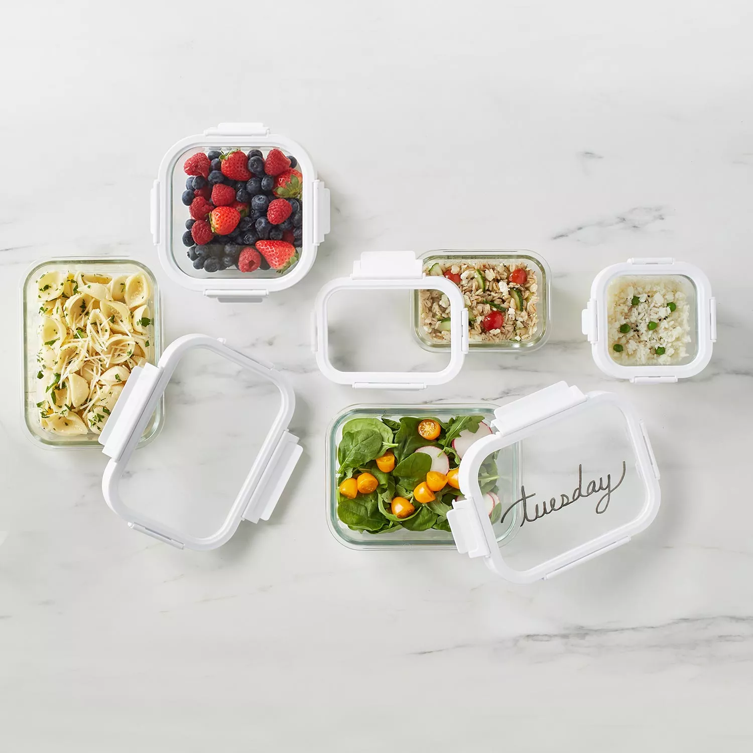 ACE BOROSILICATE GLASS LUNCH BOXES SET OF 3 CONTAINERS WITH LUNCH BAG