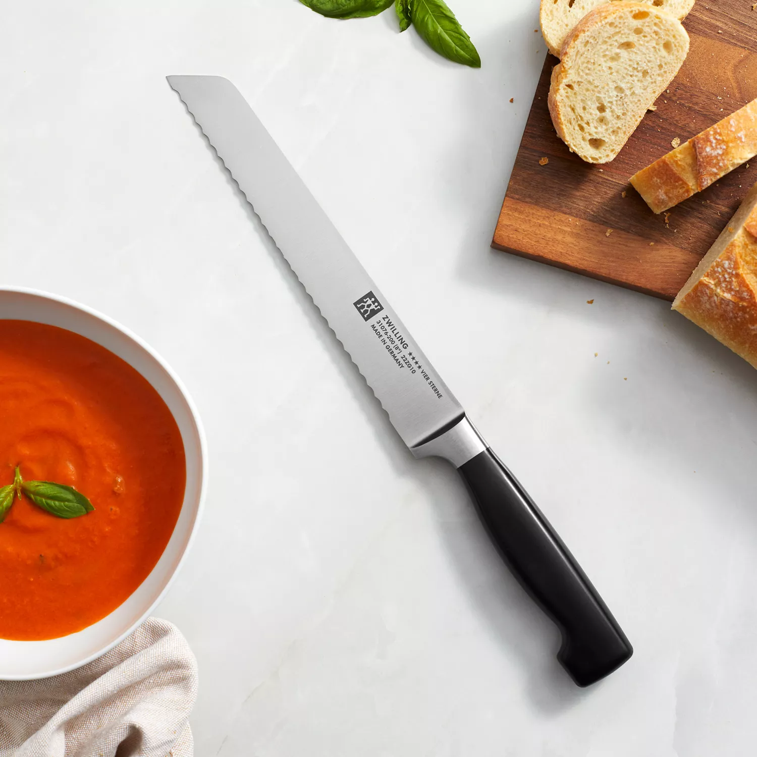 Zwilling J.A. Henckels Four Star Eco Bread Knife, 8"