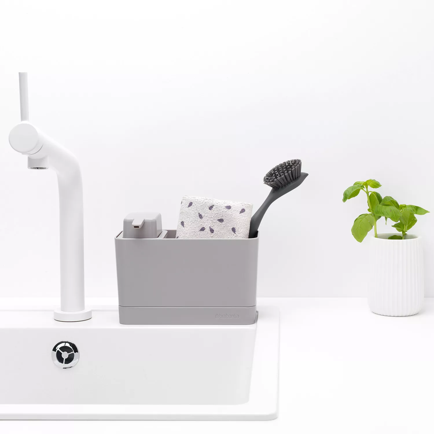 Brabantia Sinkside Organizer & Soap Dispenser