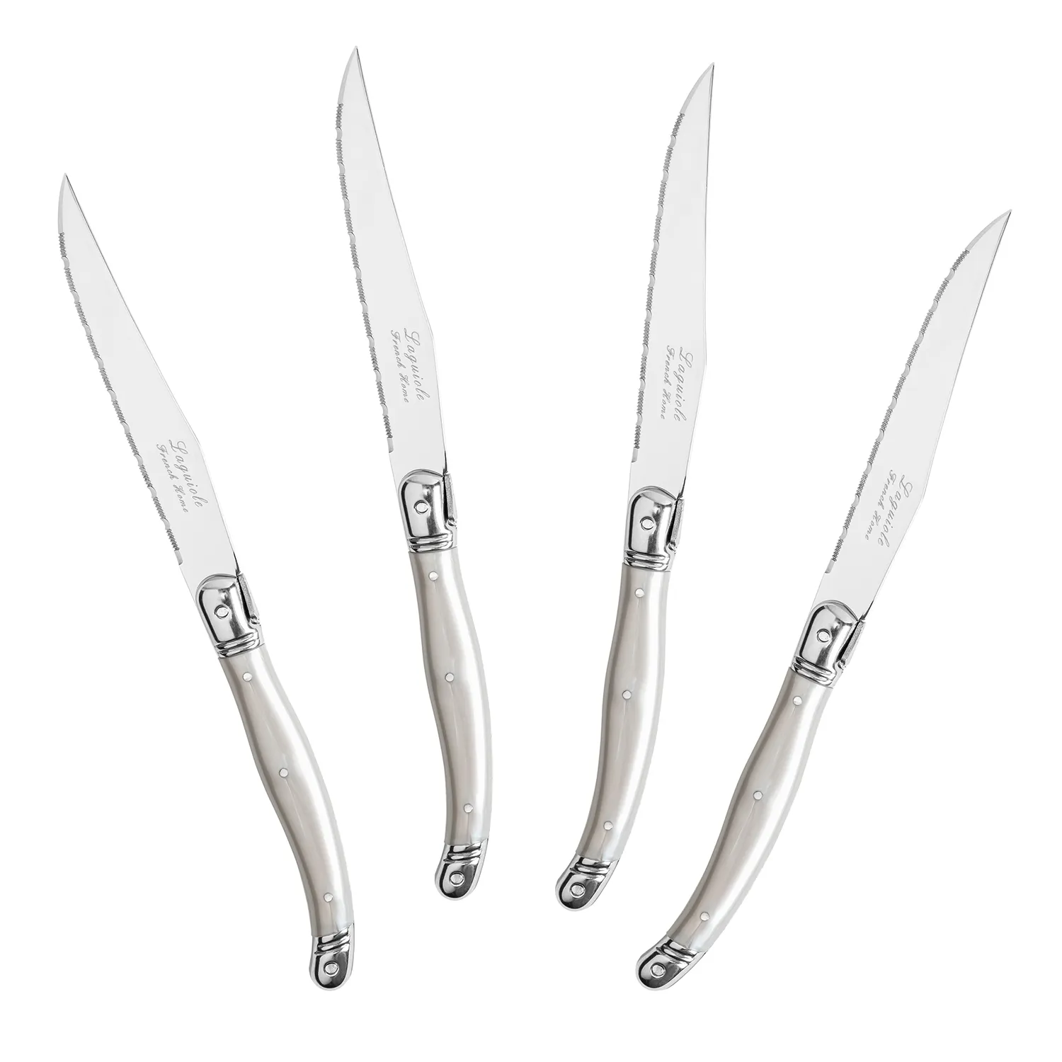 French Home Laguiole Steak Knives, Set of 4