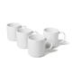 White Glass Mugs