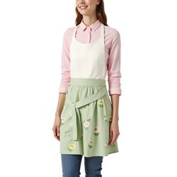 Sur La Table Floral Embroidered Apron