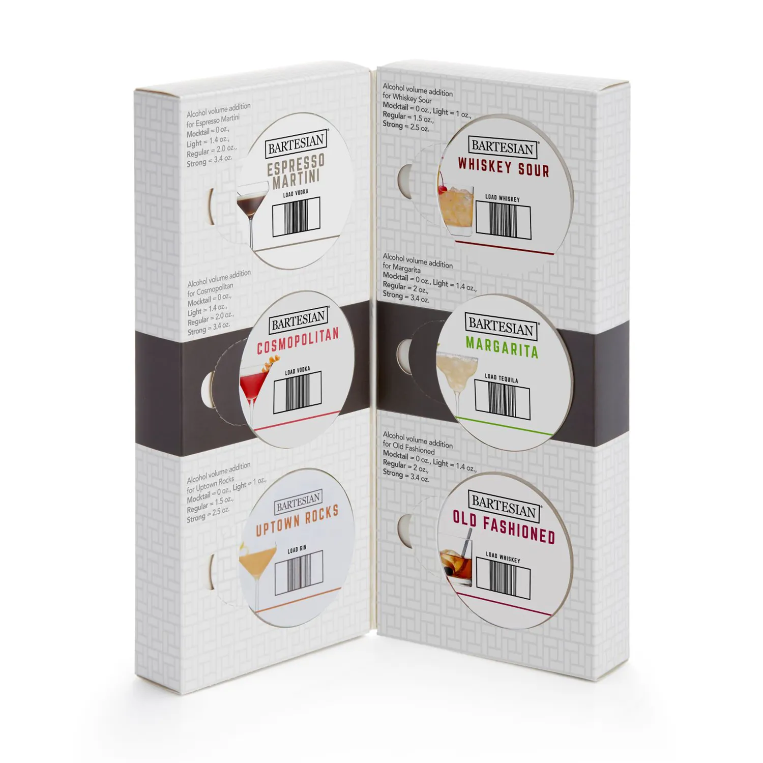 Bartesian® Cocktail Capsules, Set of 6
