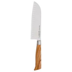 Messermeister Oliva Elite Kullenschliff Santoku Knife, 7