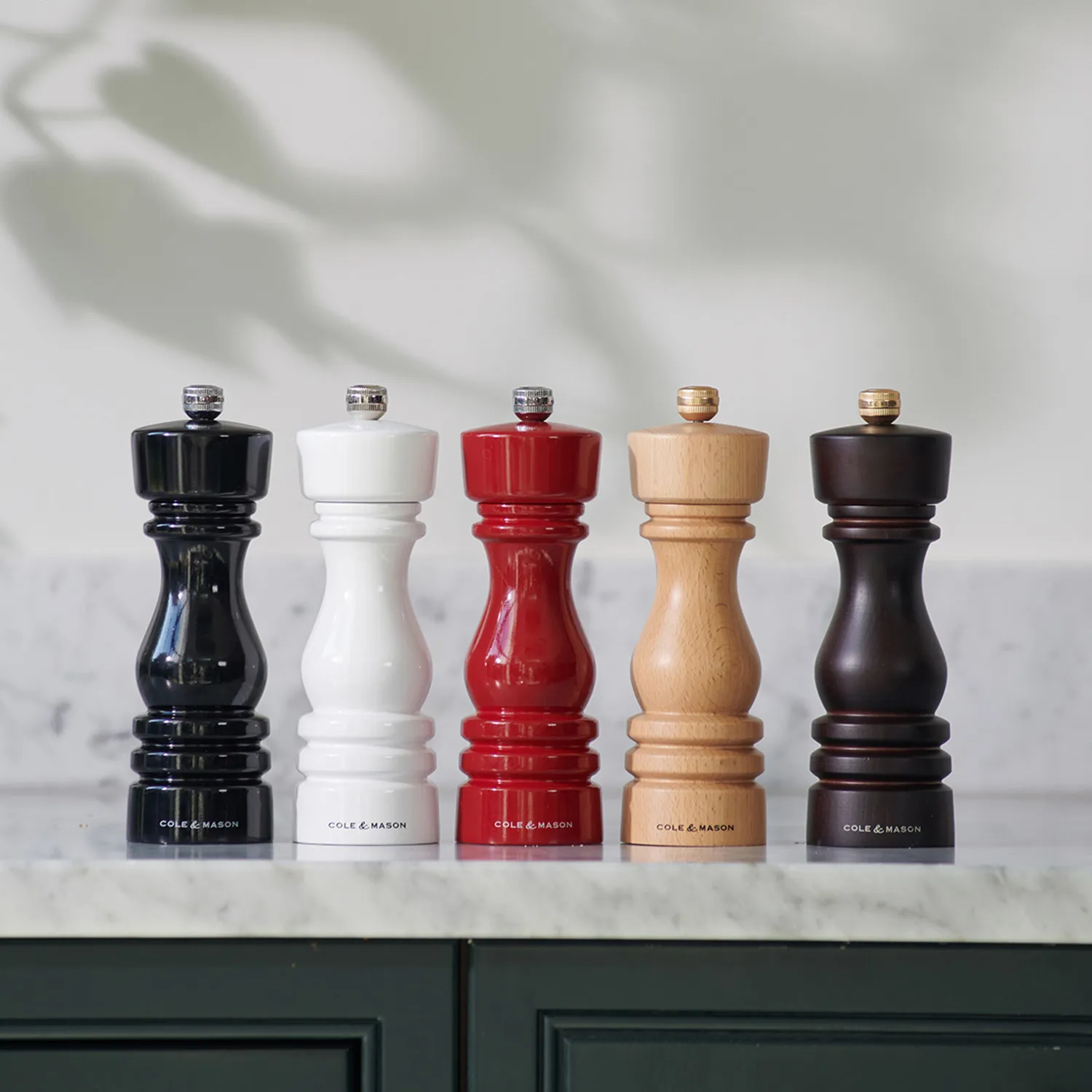 Cole & Mason London Pepper Mills, 7" 