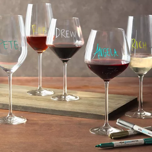 Wine Glass Writers, Set of 3