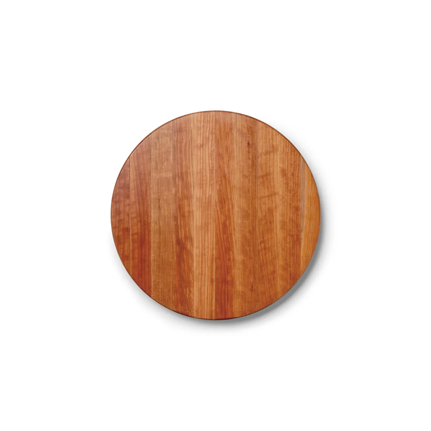 John Boos Cherry Edge-Grain Round Cutting Board, 18" x 1.5"