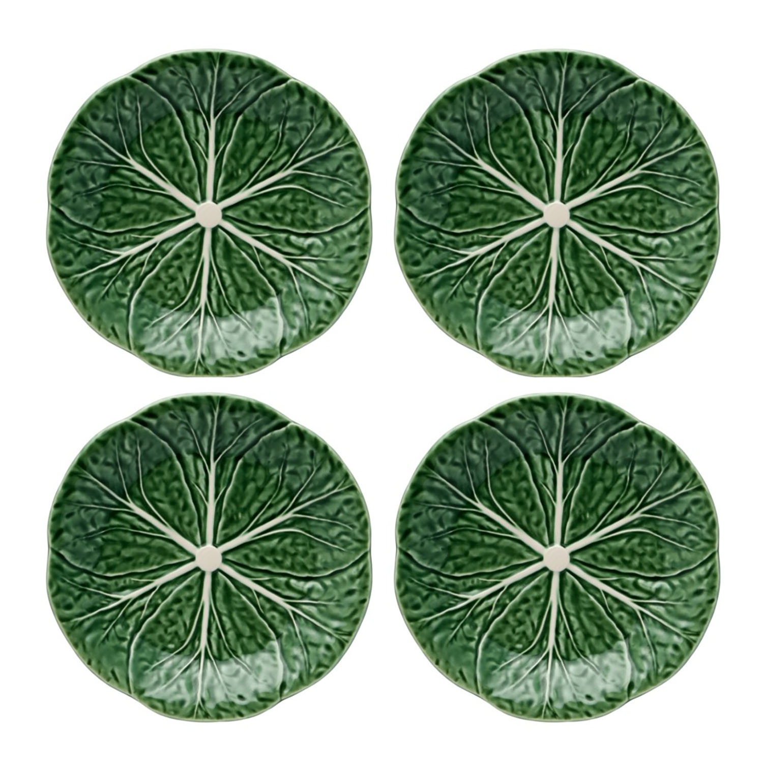 Bordallo Pinheiro Cabbage 12-Piece Dinnerware Set