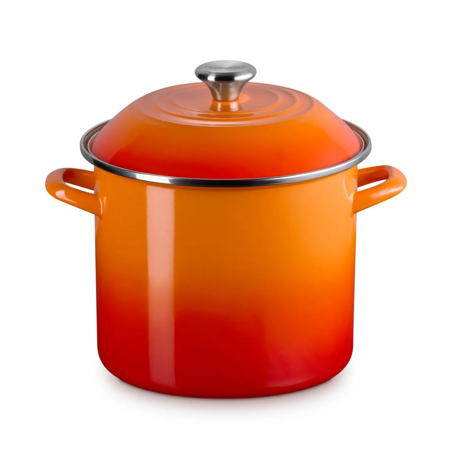 Le Creuset Enameled Steel Stockpot with Stainless Steel Knob, 10 qt.
