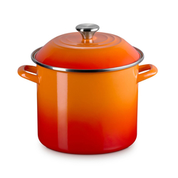 Le Creuset Enameled Steel Stockpot with Stainless Steel Knob, 10 qt.