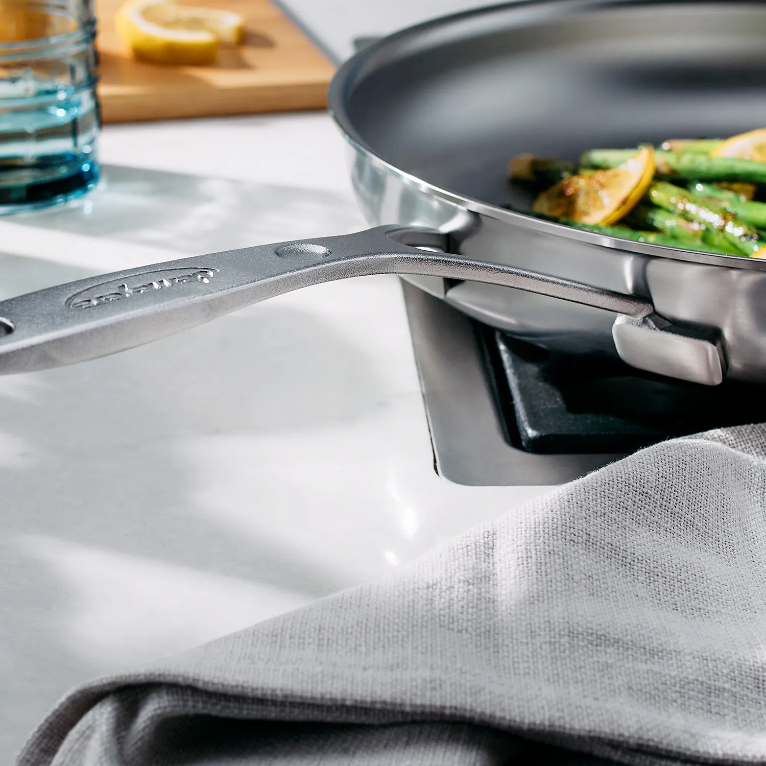 Demeyere Industry5 Stainless Steel Nanotouch Skillet