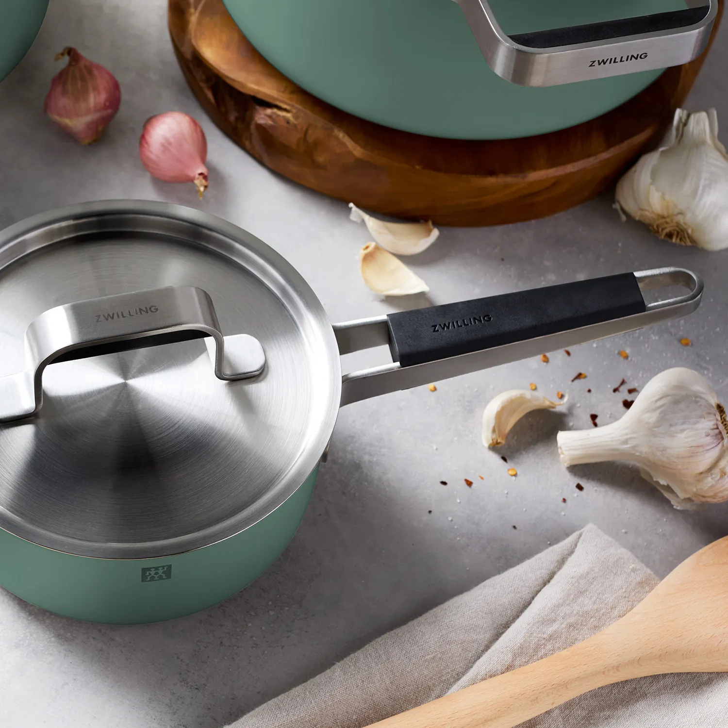 Zwilling Pure Stainless Steel 8-Piece Cookware Set