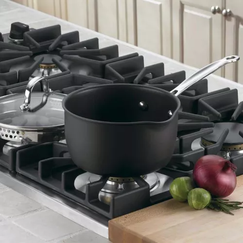 Cuisinart Chef's Classic Hard Anodized Ceramic Nonstick Cook & Pour Saucepan, 2 qt.