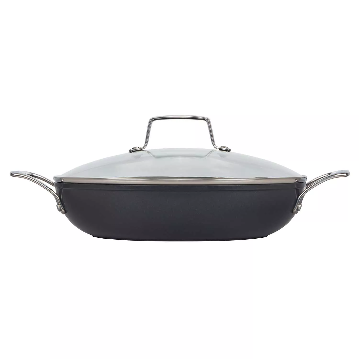 Le Creuset Essential Ceramic Nonstick Shallow Braiser with Lid