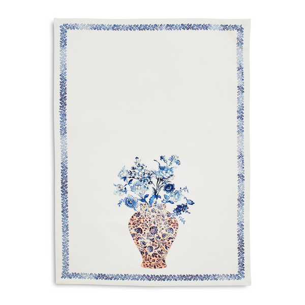 Sur La Table Floral Vase Kitchen Towel