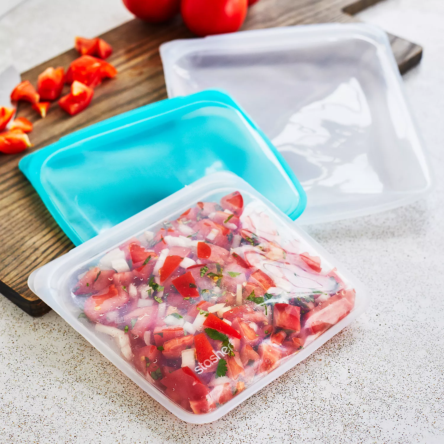 Stasher Reusable Storage Bags, Set of 3