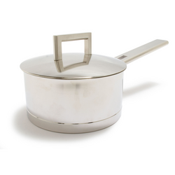 Demeyere John Pawson7 Stainless Steel Saucepan with Lid, 1.6 Qt.