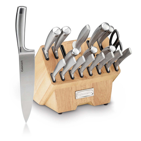 Cuisinart Normandy 19-Piece Stainless Steel Knife Block Set