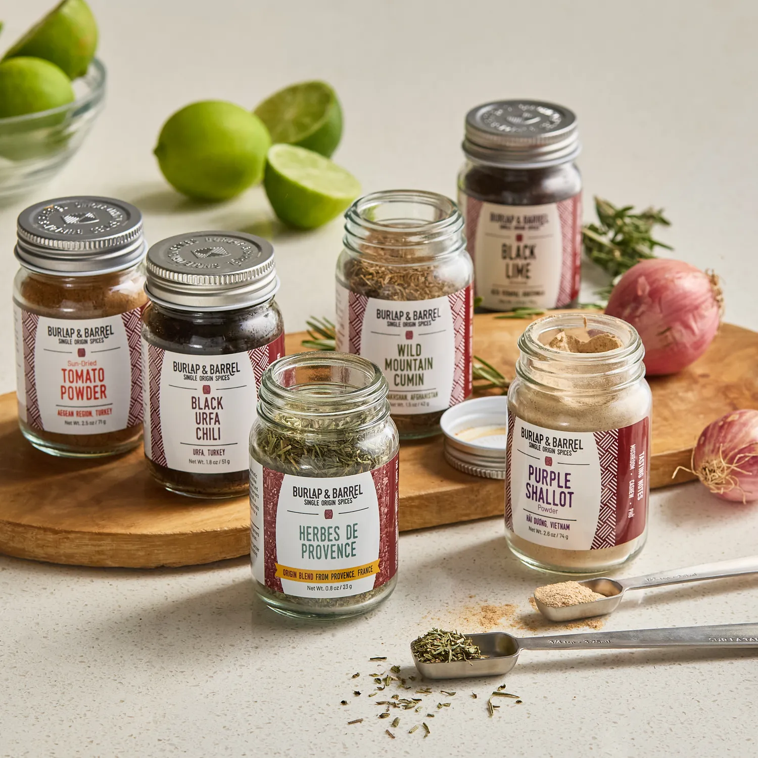 Burlap & Barrel Culinary Spice Set, Set of 6
