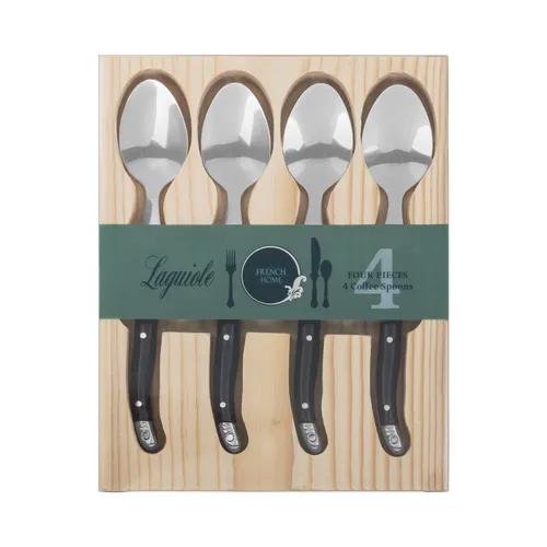 French Home Laguiole Coffee Spoons, Set of 4
