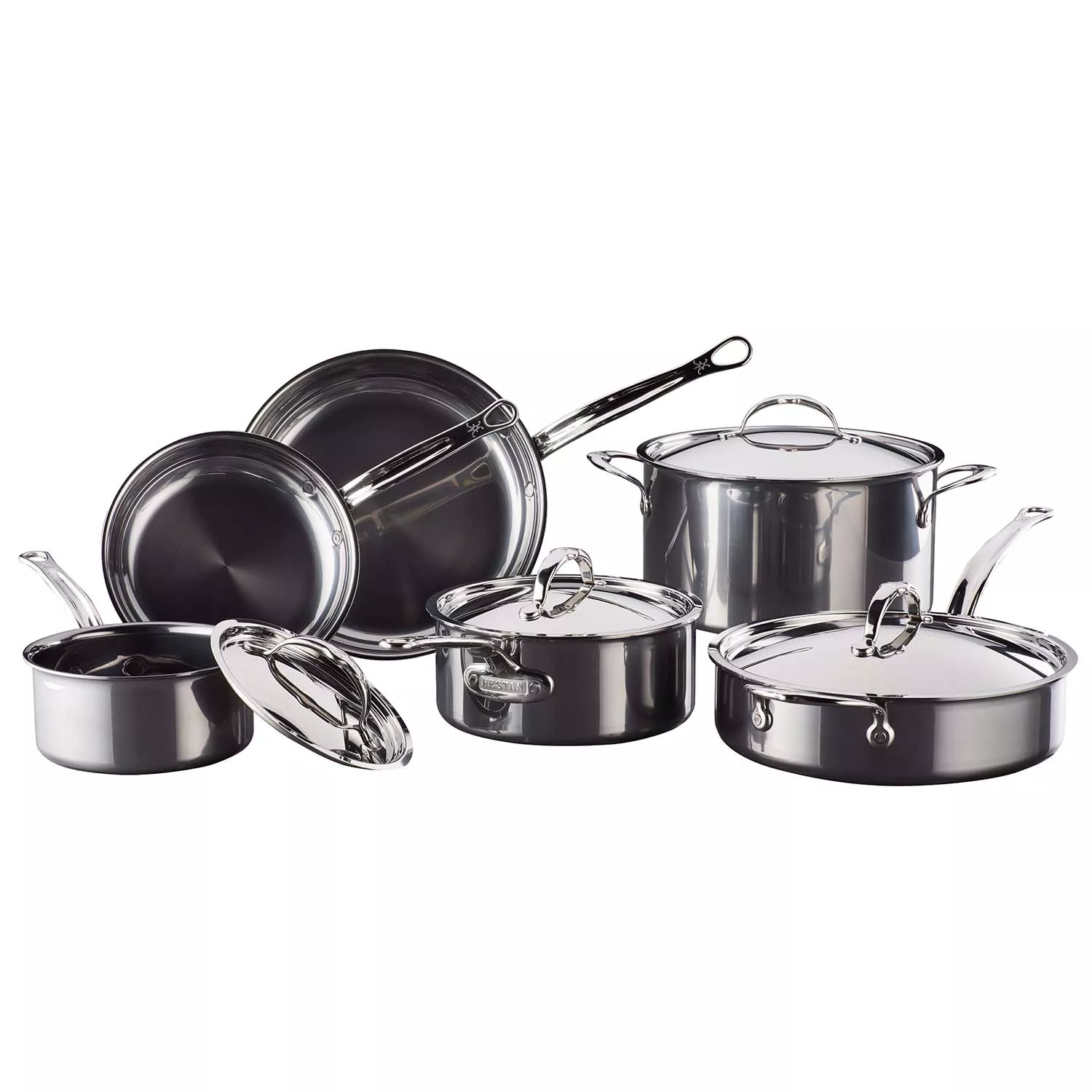 Hestan NanoBond Titanium Stainless Steel 10-Piece Cookware Set