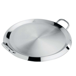 Cristel Plancha/Griddle with Lid, 13.5&#34;