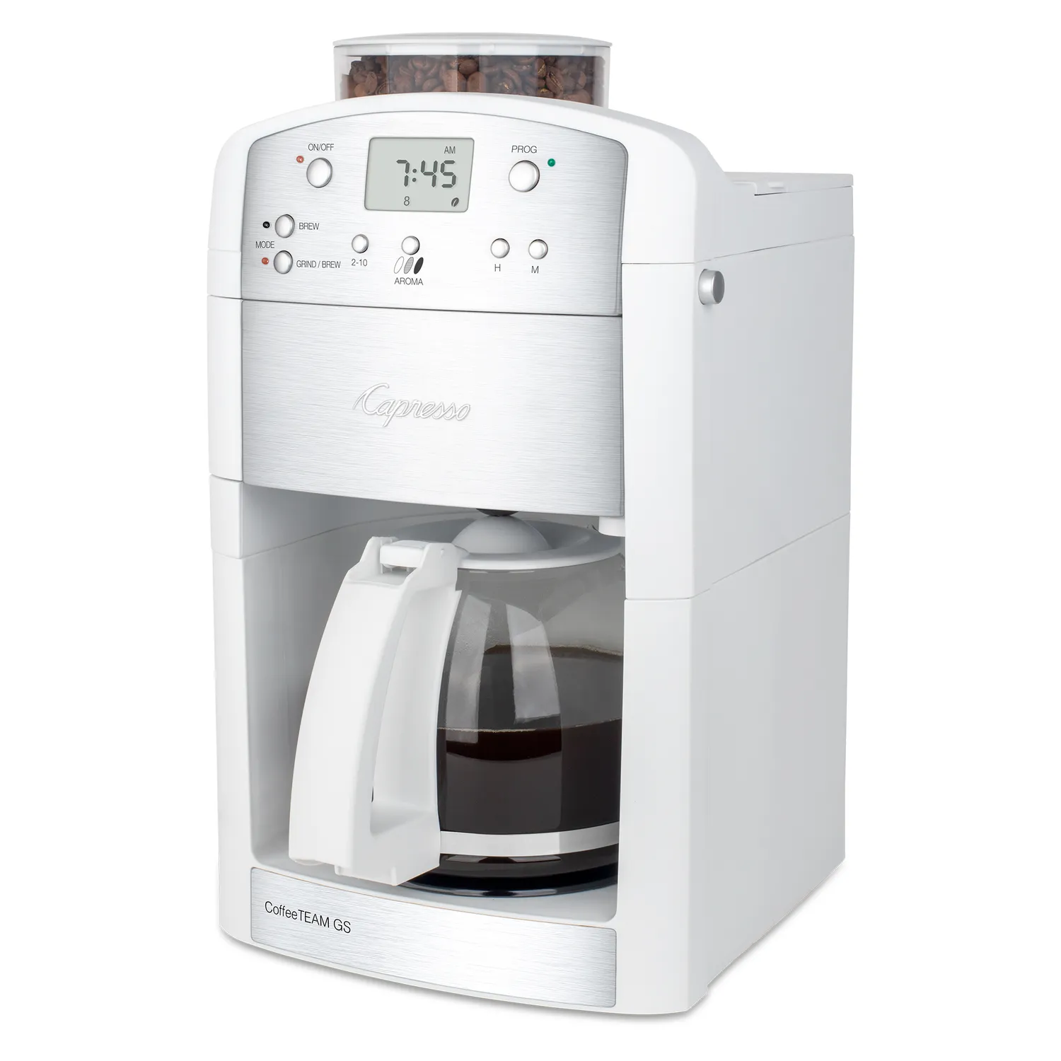 Capresso CoffeeTEAM GS Coffee Maker with Burr Grinder