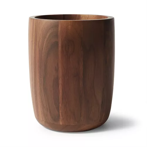 Sur La Table Black Walnut Utensil Crock