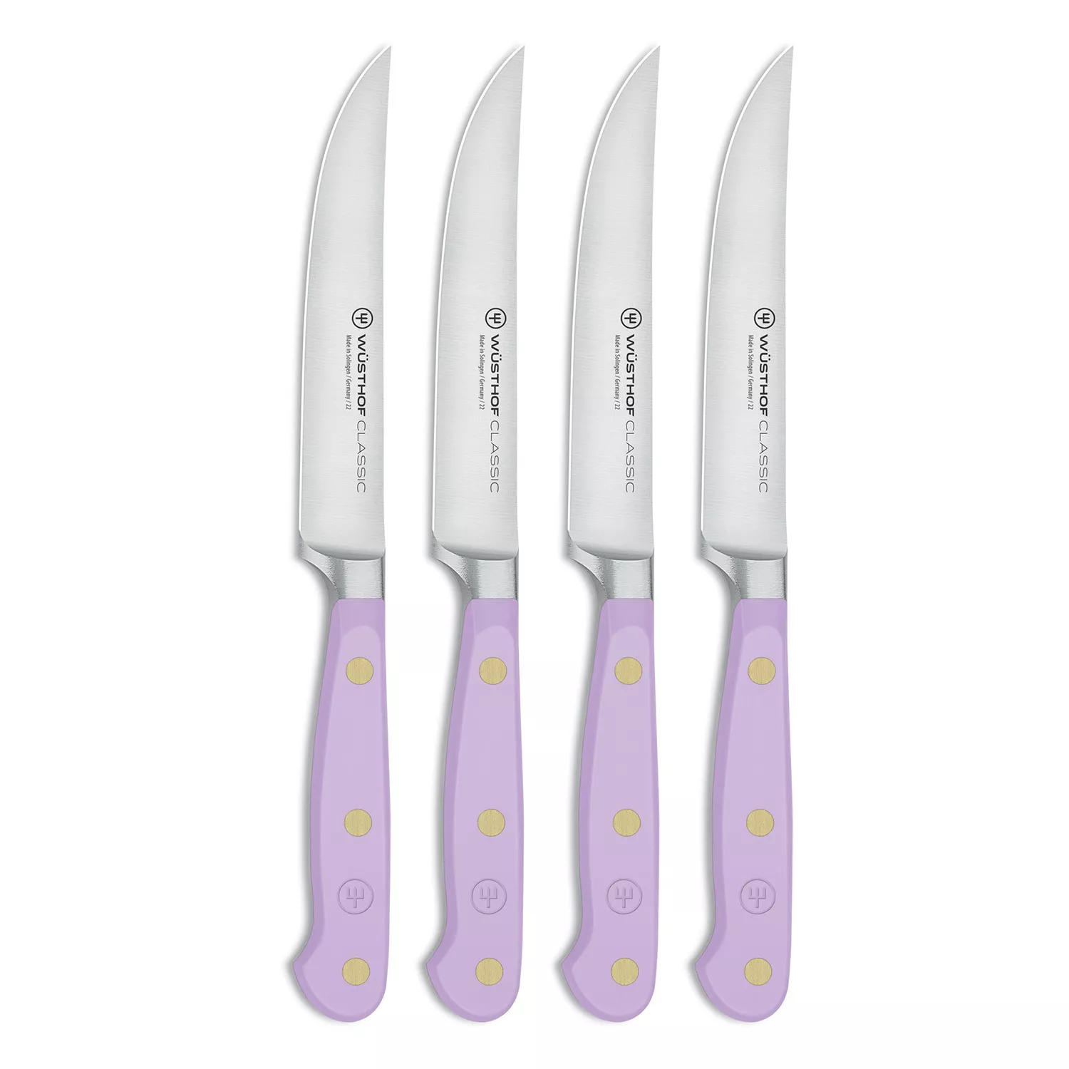 Wusthof Classic Colors 4 Piece Steak Knife Set, Purple Yam Handles -  KnifeCenter - 1061760402