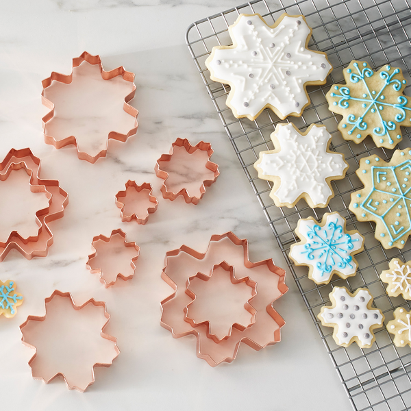 Snowflake Cookie Cutter, Set of 9