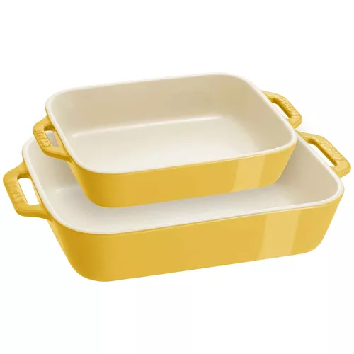 Staub Stoneware 2-Piece Rectangular Baker Set