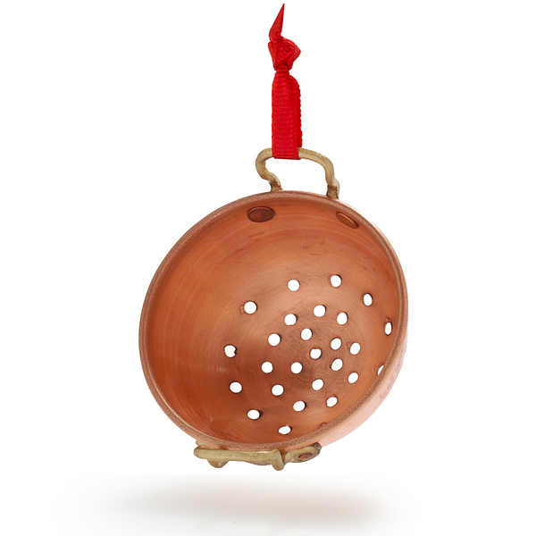 Copper Colander Ornament