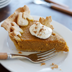 Ultimate Pumpkin Pie with Rum Whipped Cream