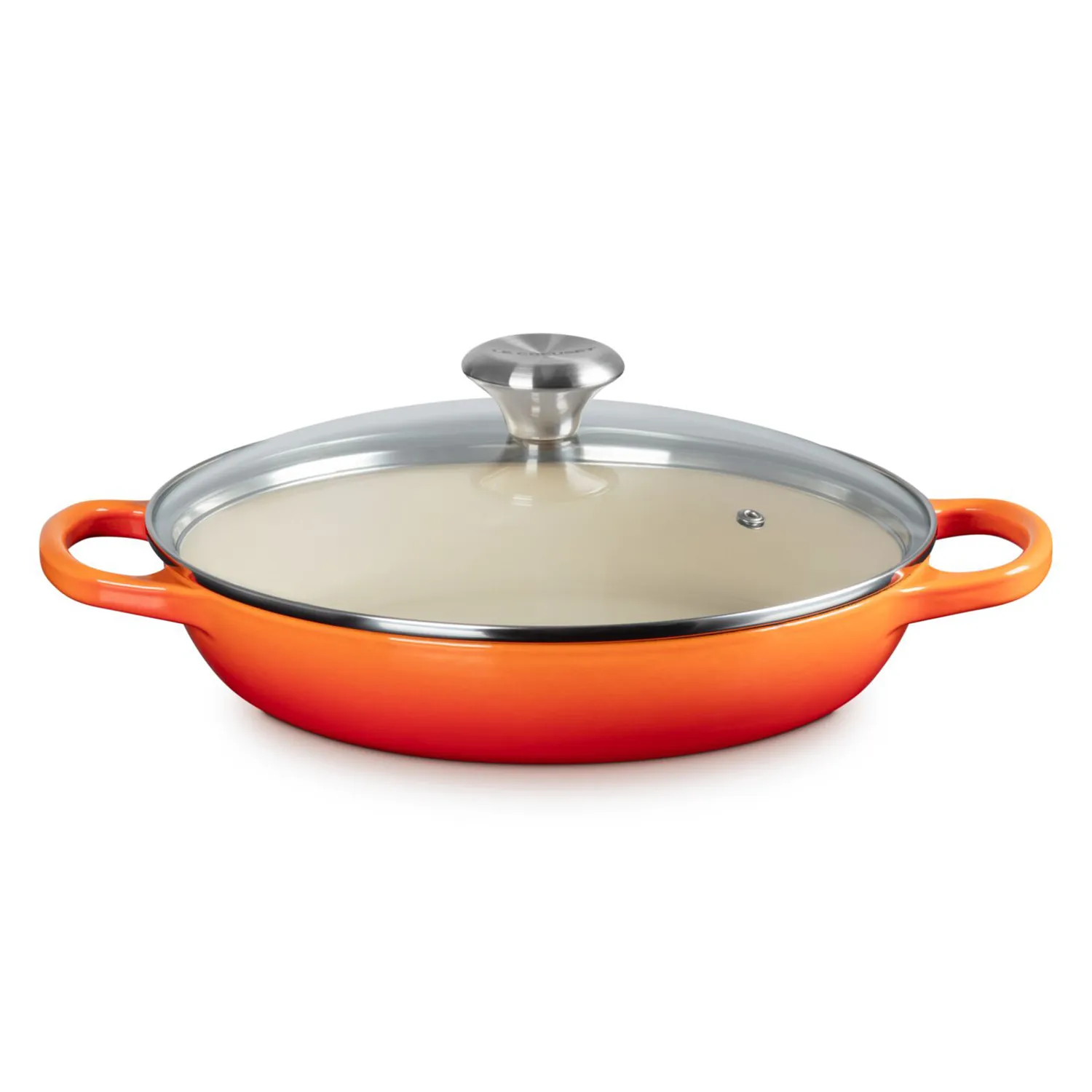 Le Creuset Signature Braiser with Glass Lid, 2.25 qt.