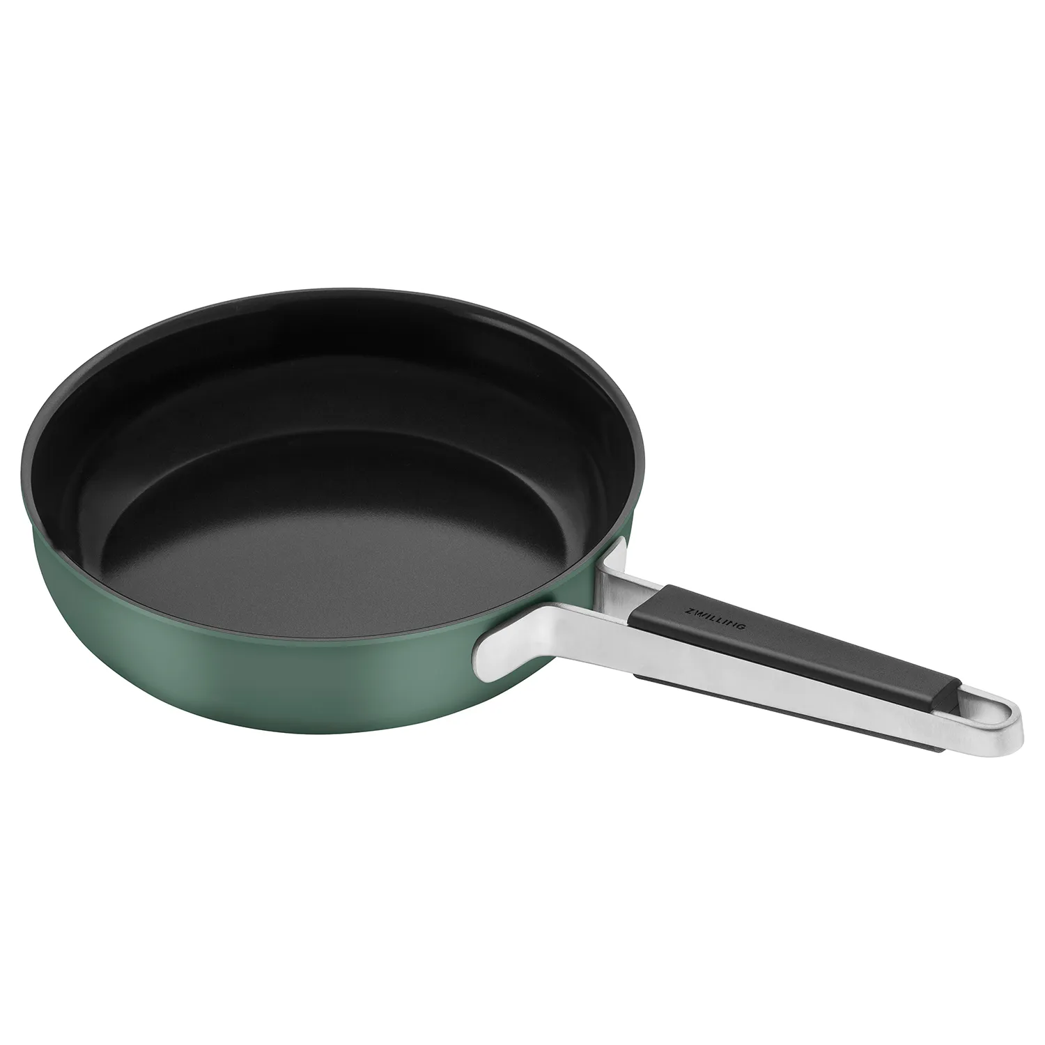 Zwilling Pure Stainless Steel Ceramic Nonstick Skillet, 9.5"