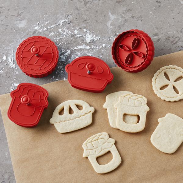 Sur La Table Pie Linzer Cookie Cutters, Set of 4