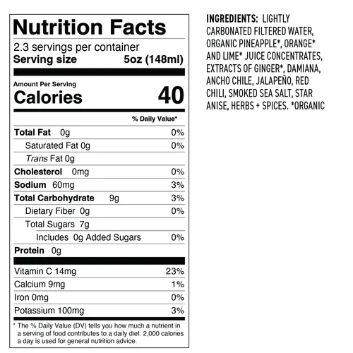 Curious Elixirs No. 2 Booze-Free Spicy Pineapple Ginger Margarita