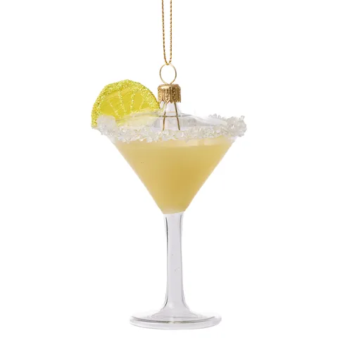 Sur la table Lemon Martini Ornament