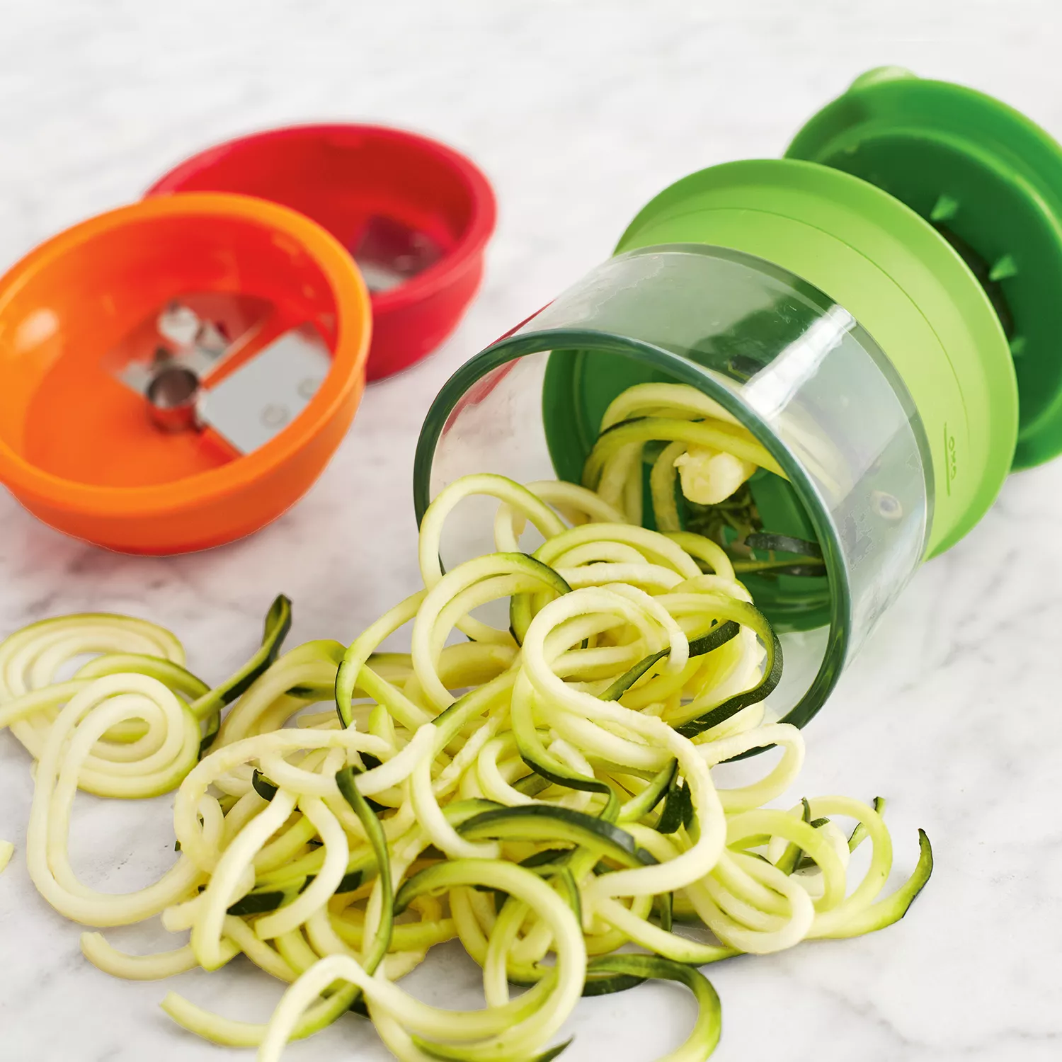 New OXO Good Grips Hand Held Spiralizer Curly Vegetable Noodles Dishwasher  Safe